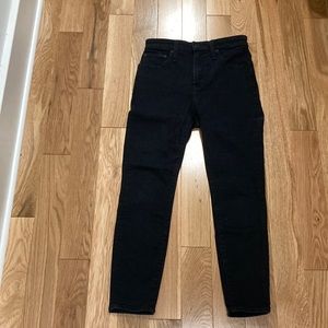 Jcrew black skinny jeans 27p